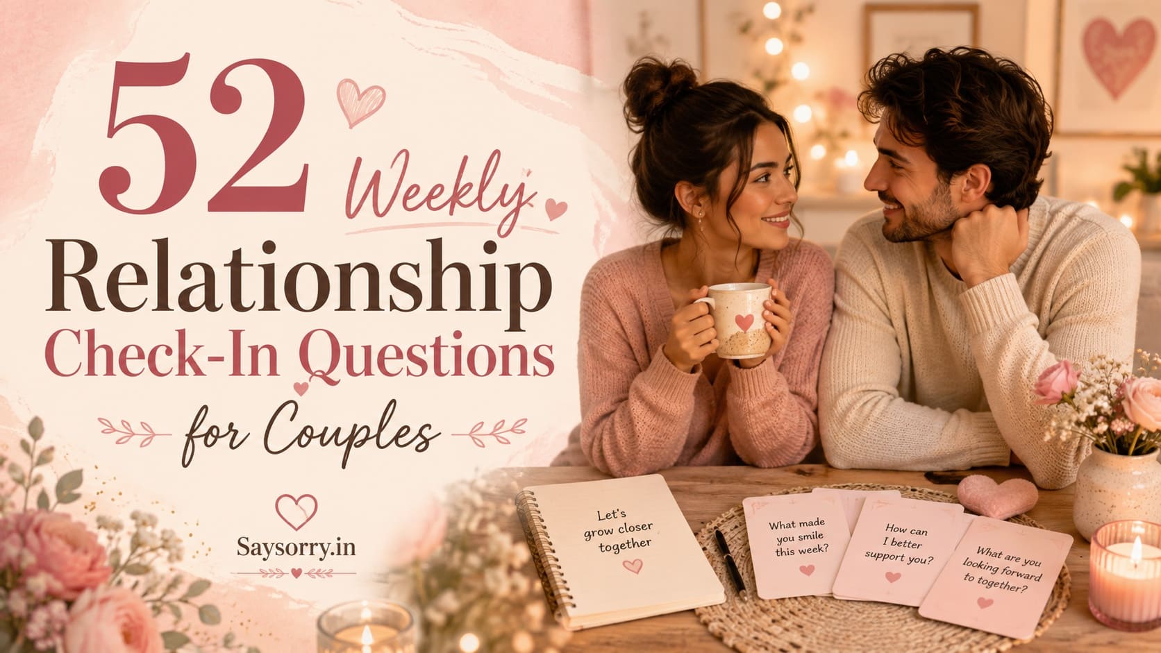 52 Weekly Relationship Check-In Questions for Couples