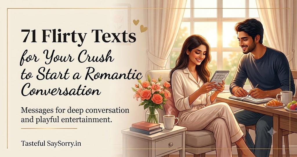 71 Flirty Texts for Your Crush to Start a Romantic Conversation - Say Sorry