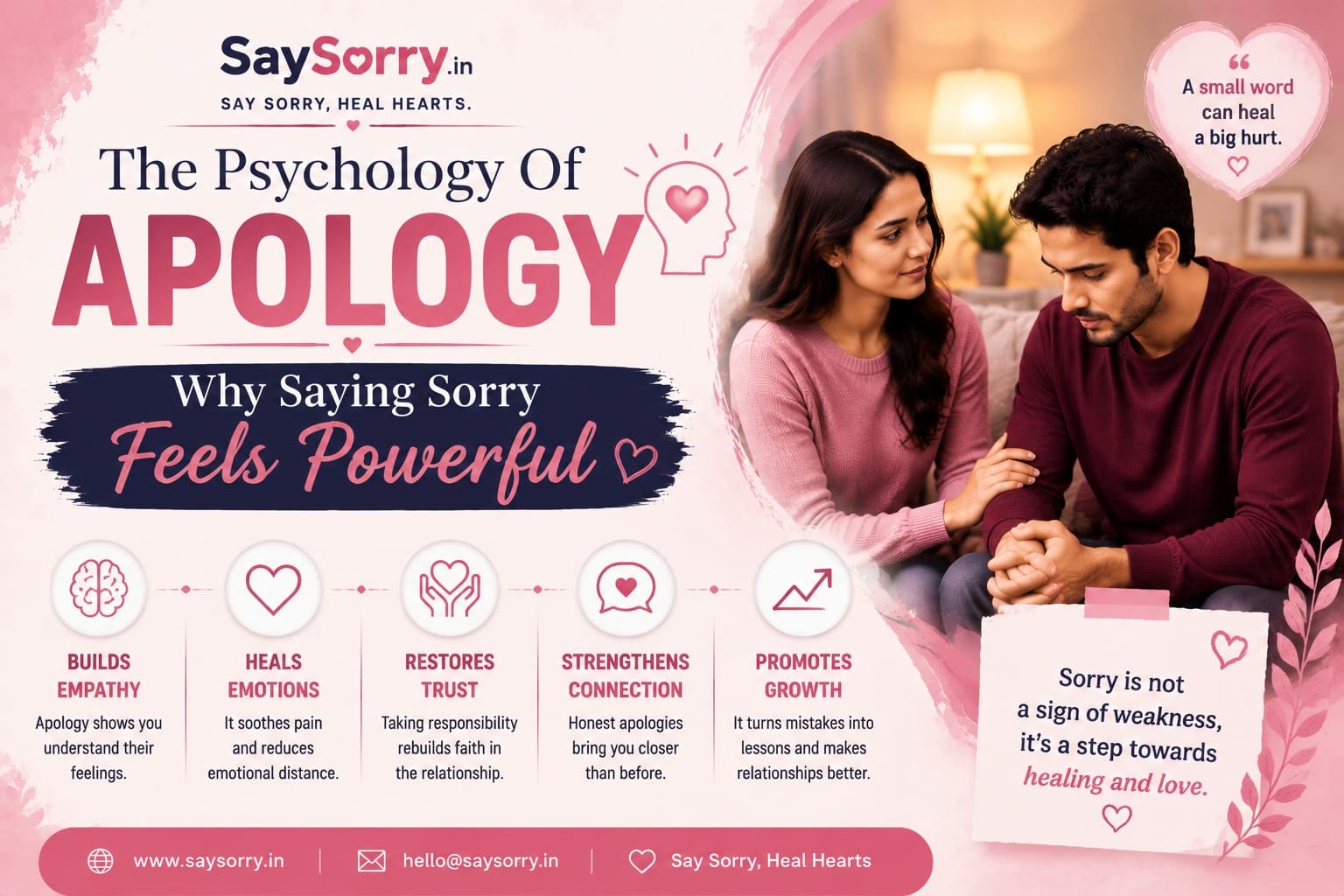 The Psychology Of Apology: Why Saying Sorry Feels Powerful