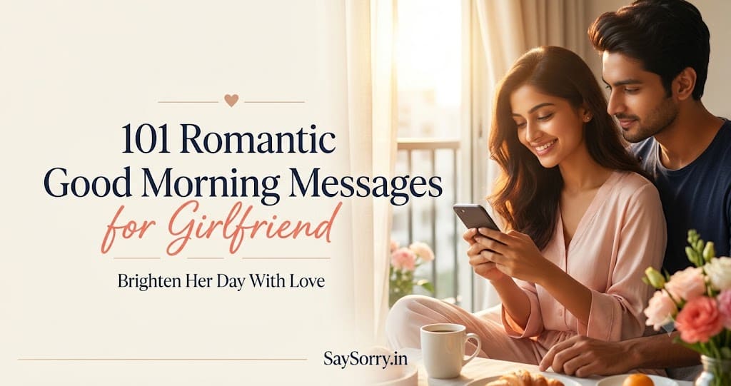 101 Romantic Good Morning Messages for Girlfriend to Brighten Her Day - Say Sorry