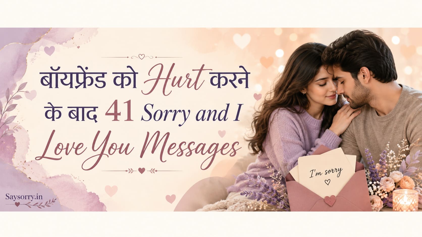 Boyfriend Ko Hurt Karne Ke Baad 41 Sorry and I Love You Messages