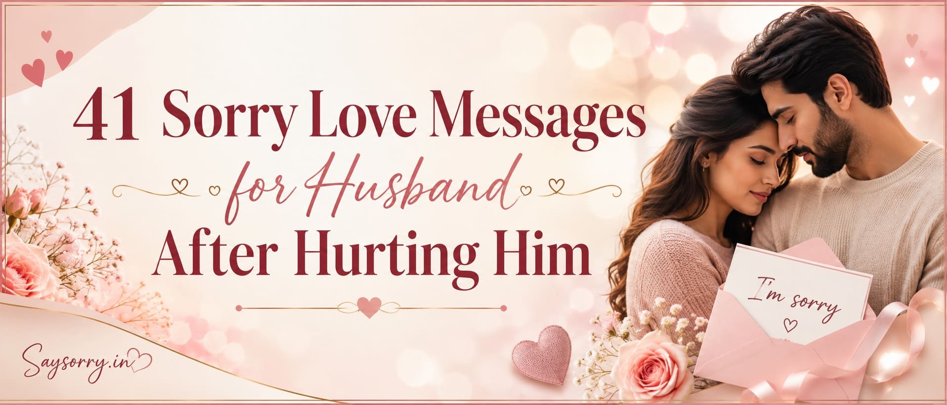 41 Sorry Love Messages for Husband After Hurting Him