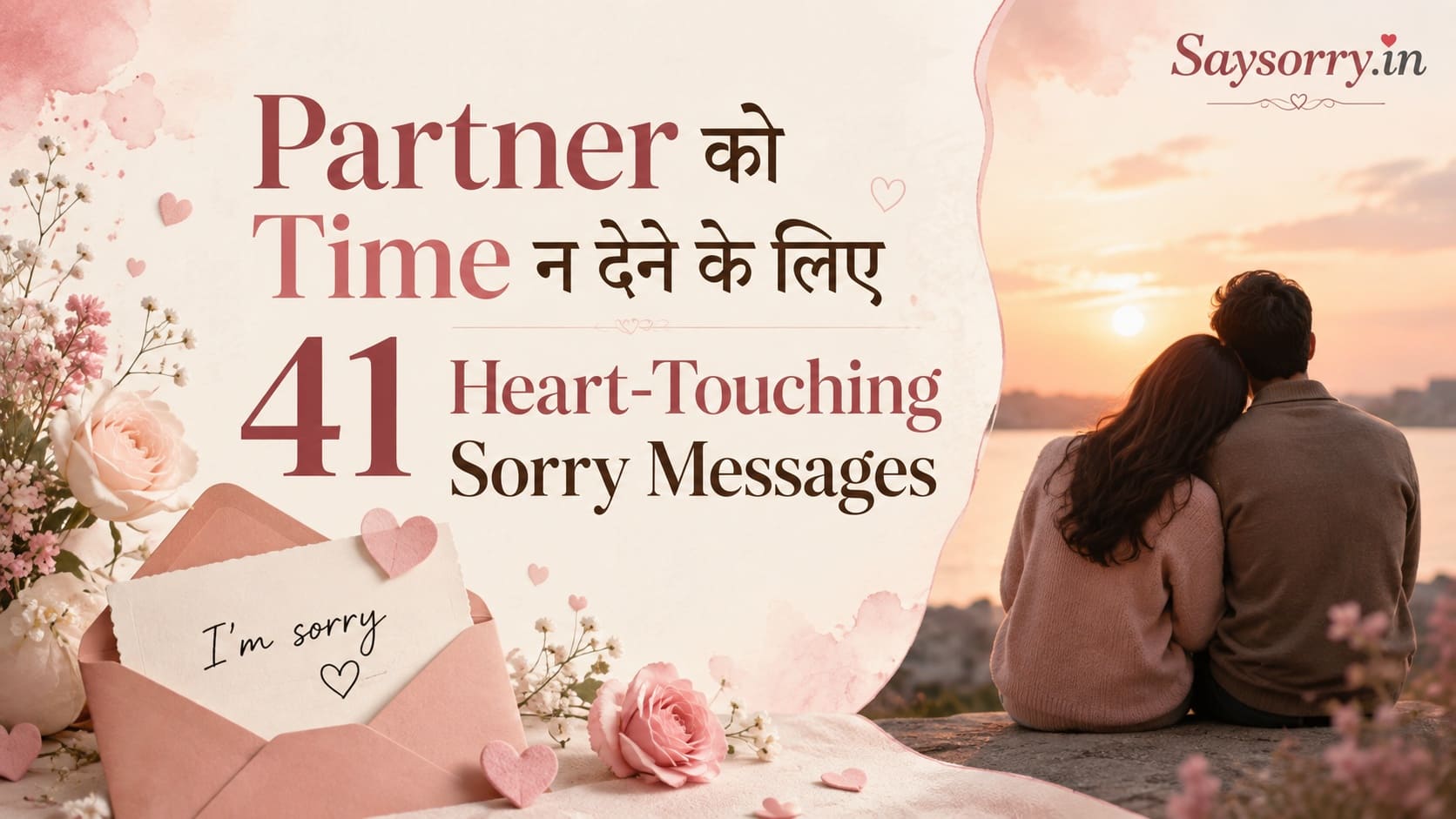 Partner को Time न देने के लिए 41 Heart-Touching Sorry Messages