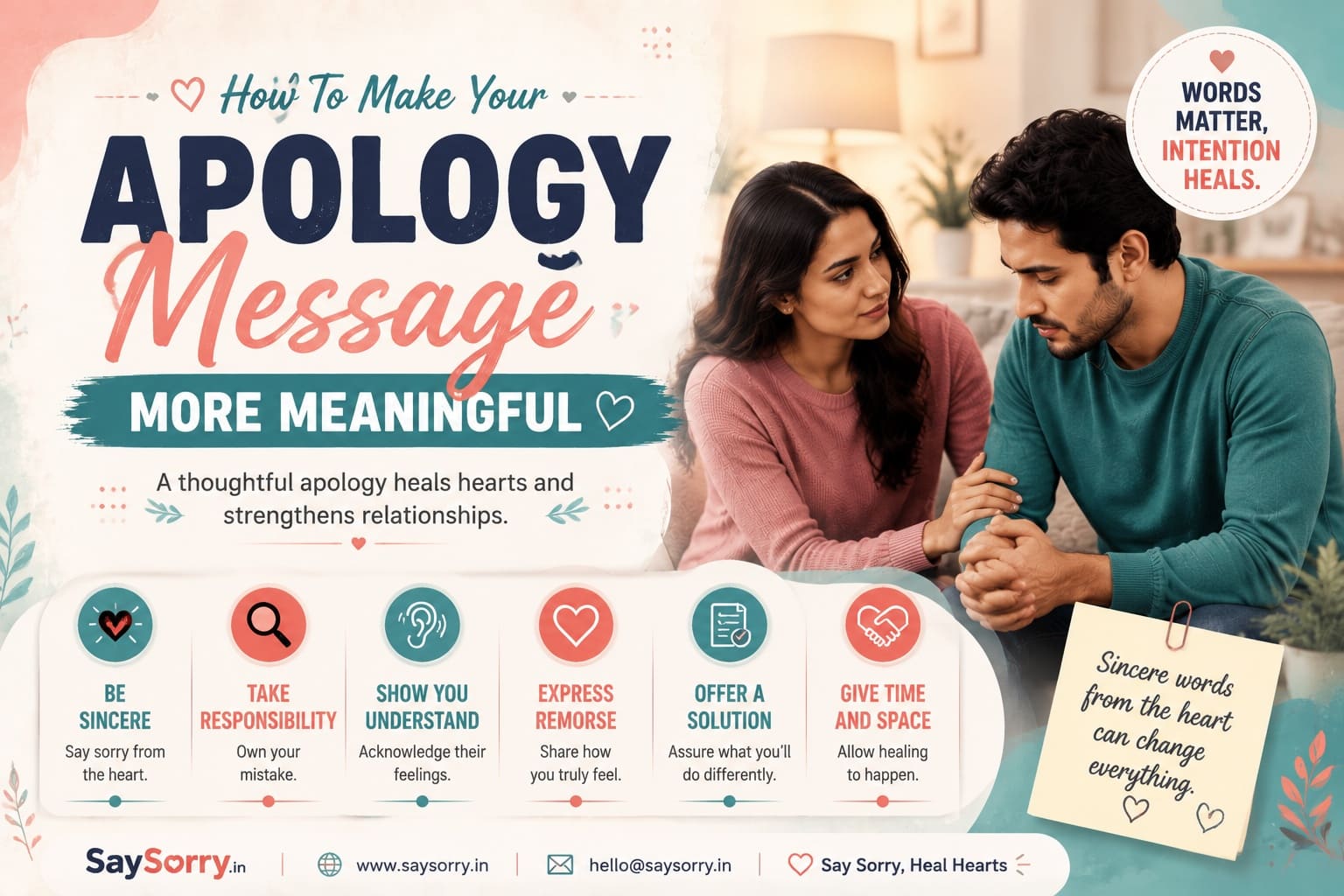 How To Make Your Apology Message More Meaningful