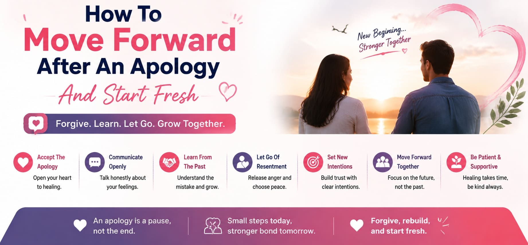 How To Move Forward After An Apology And Start Fresh