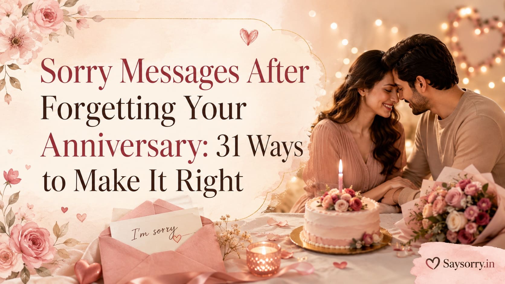 Sorry Messages After Forgetting Your Anniversary: 31 Ways to Make It Right