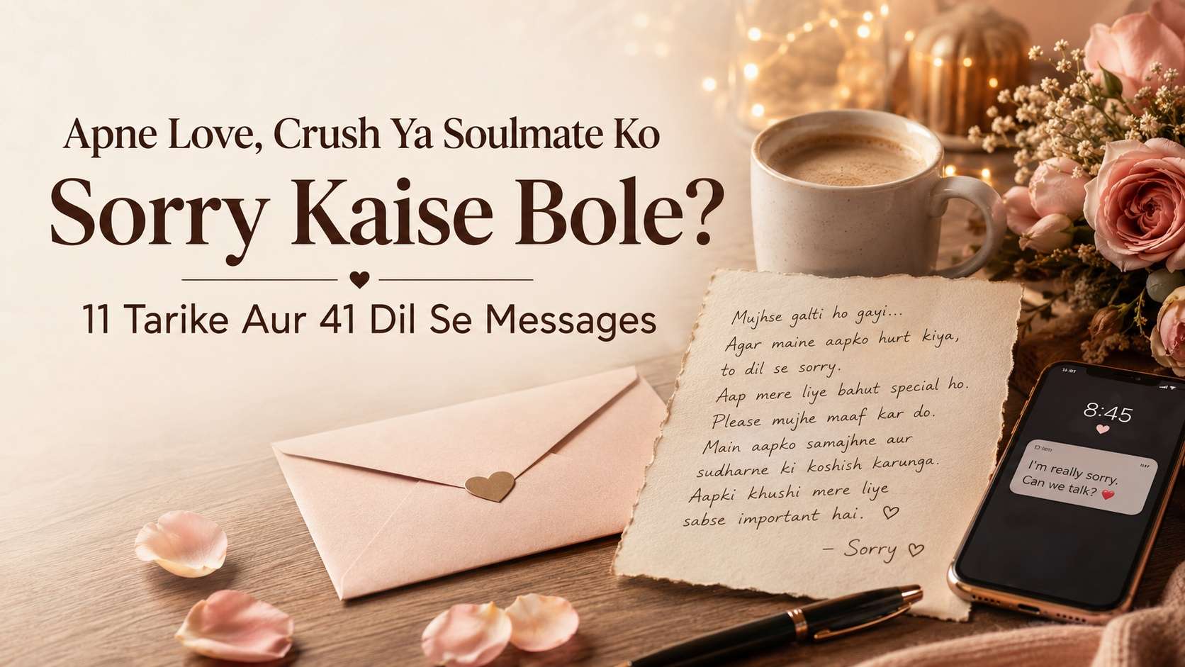 Apne Love, Crush Ya Soulmate Ko Sorry Kaise Bole? 11 Tarike Aur 41 Dil Se Messages