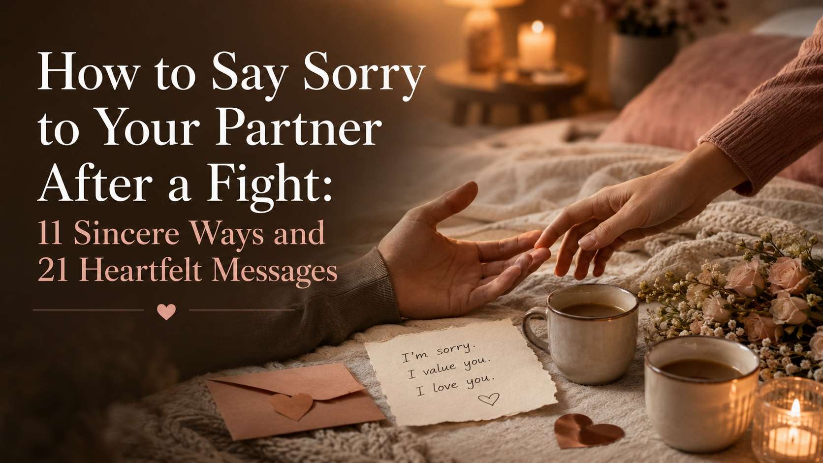 How to Say Sorry to Your Partner After a Fight: 11 Sincere Ways and 21 Heartfelt Messages