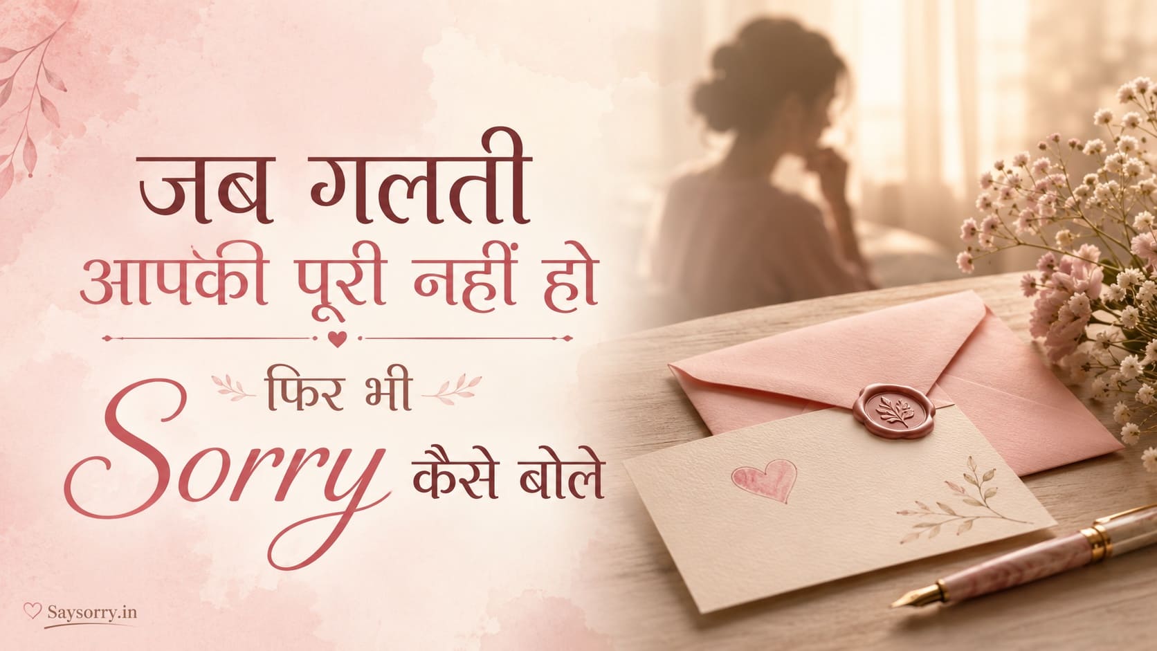 जब गलती आपकी पूरी नहीं हो फिर भी Sorry कैसे बोले