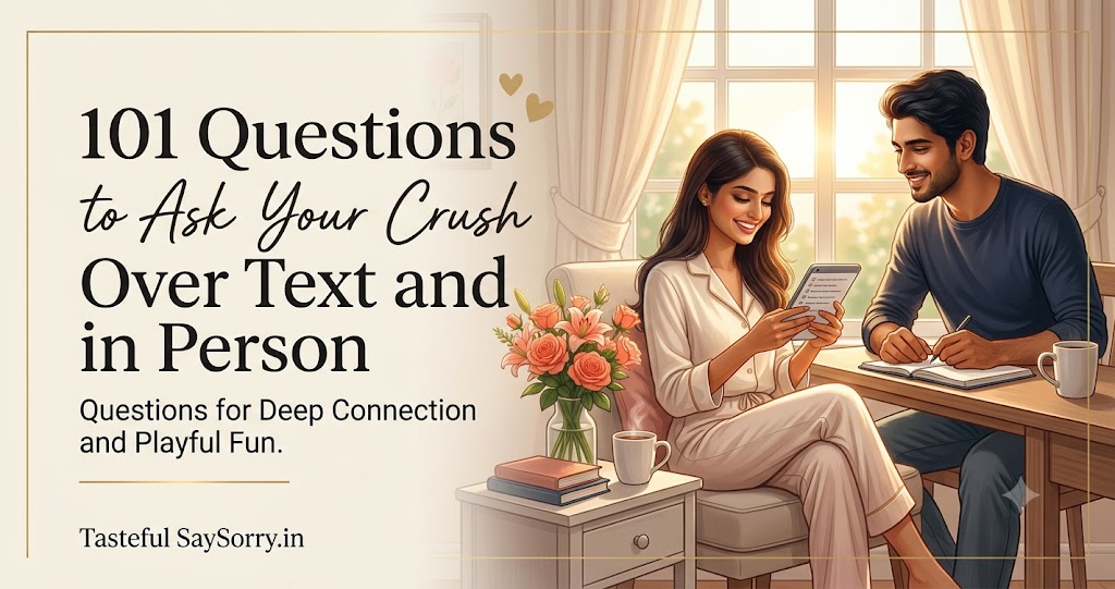 101 Questions to Ask Your Crush Over Text and in Person - Say Sorry