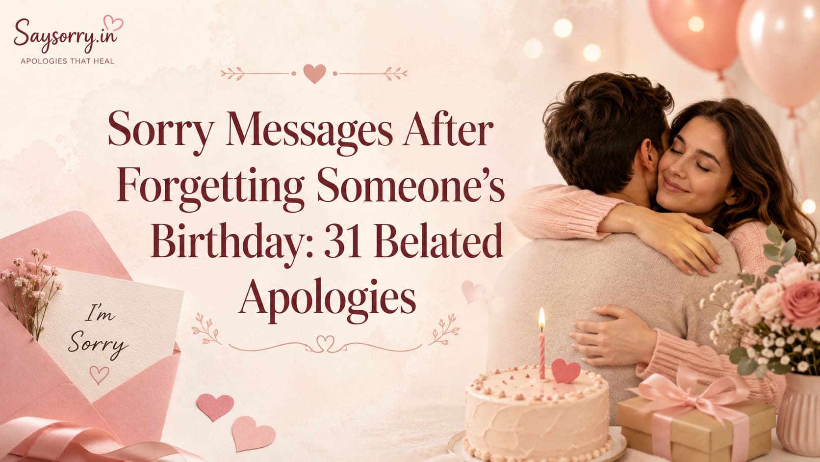 Sorry Messages After Forgetting Someone’s Birthday: 31 Belated Apologies