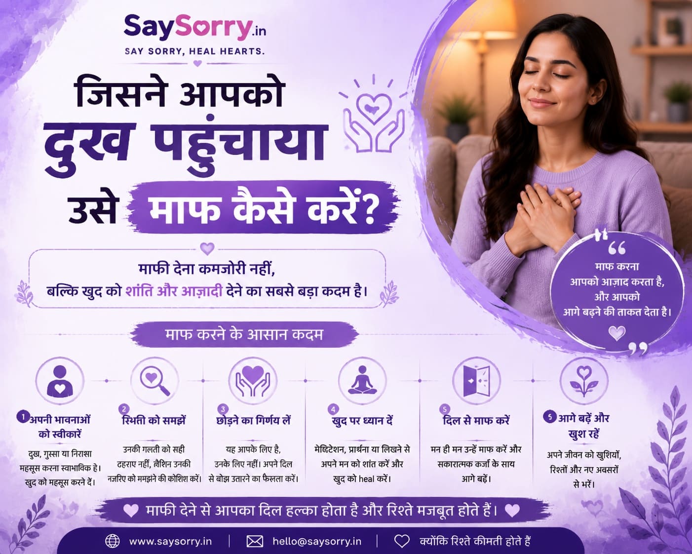 जिसने आपको दुख पहुंचाया उसे माफ कैसे करें