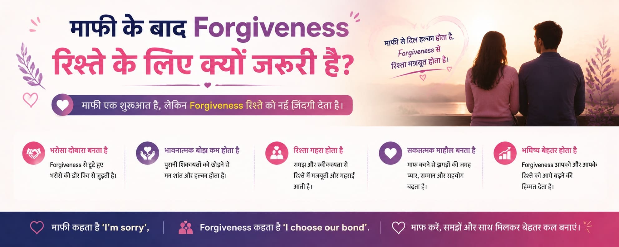 माफी के बाद Forgiveness रिश्ते के लिए क्यों जरूरी है