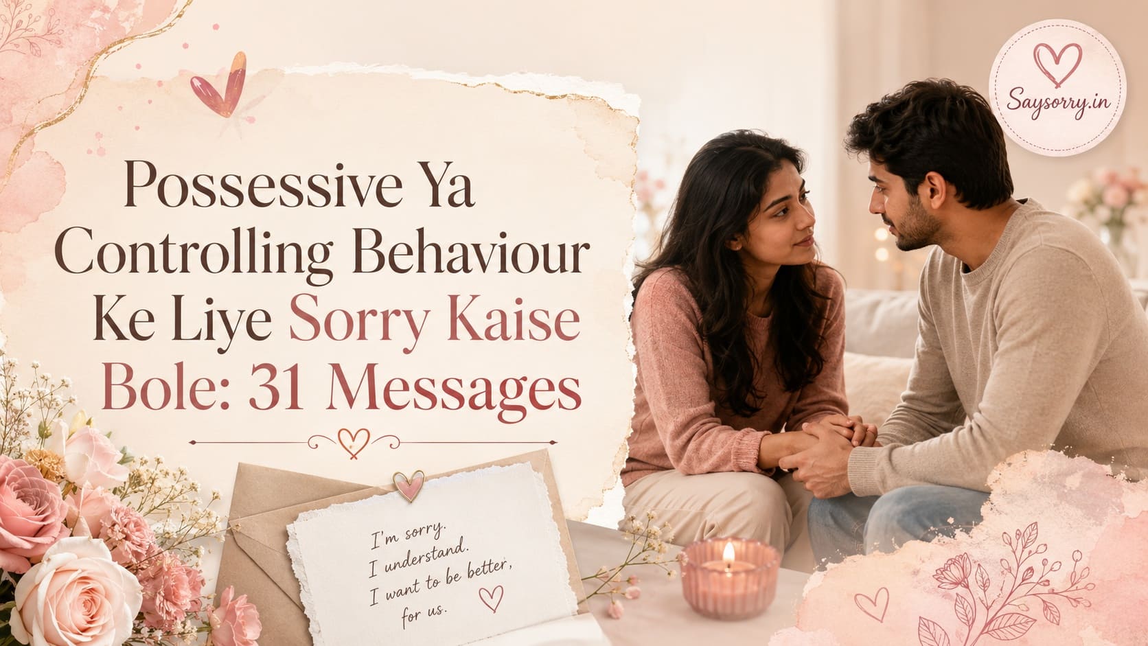 Possessive Ya Controlling Behaviour Ke Liye Sorry Kaise Bole: 31 Messages