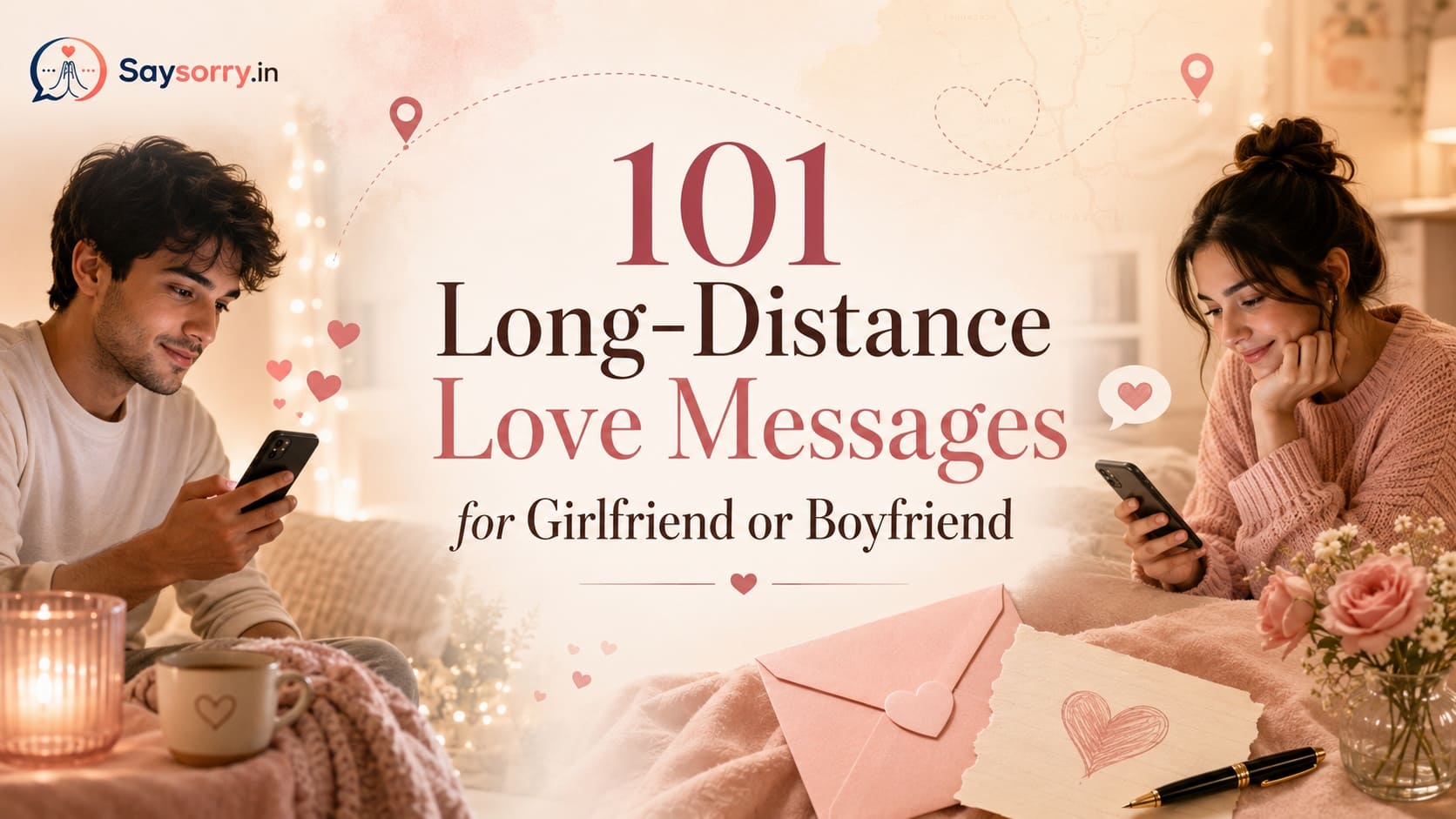101 Long-Distance Love Messages for Girlfriend or Boyfriend