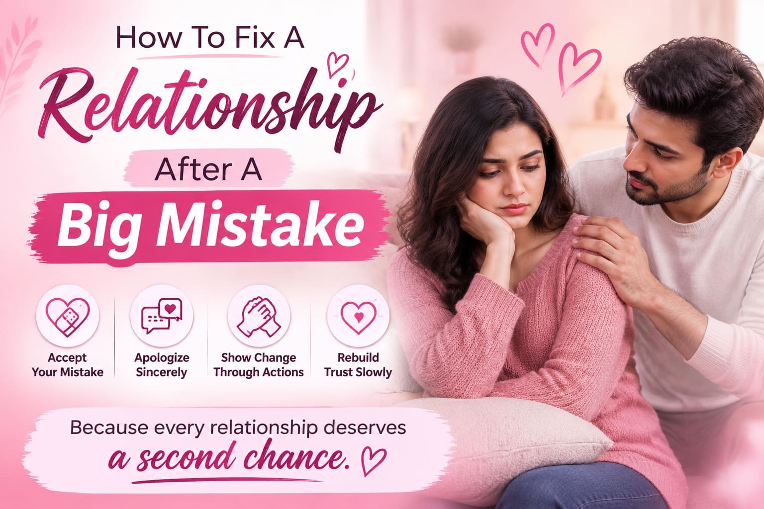 How To Fix A Relationship After A Big Mistake