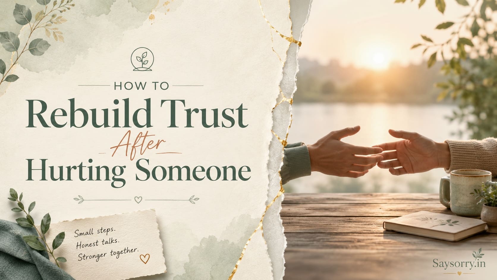 How To Rebuild Trust After Hurting Someone