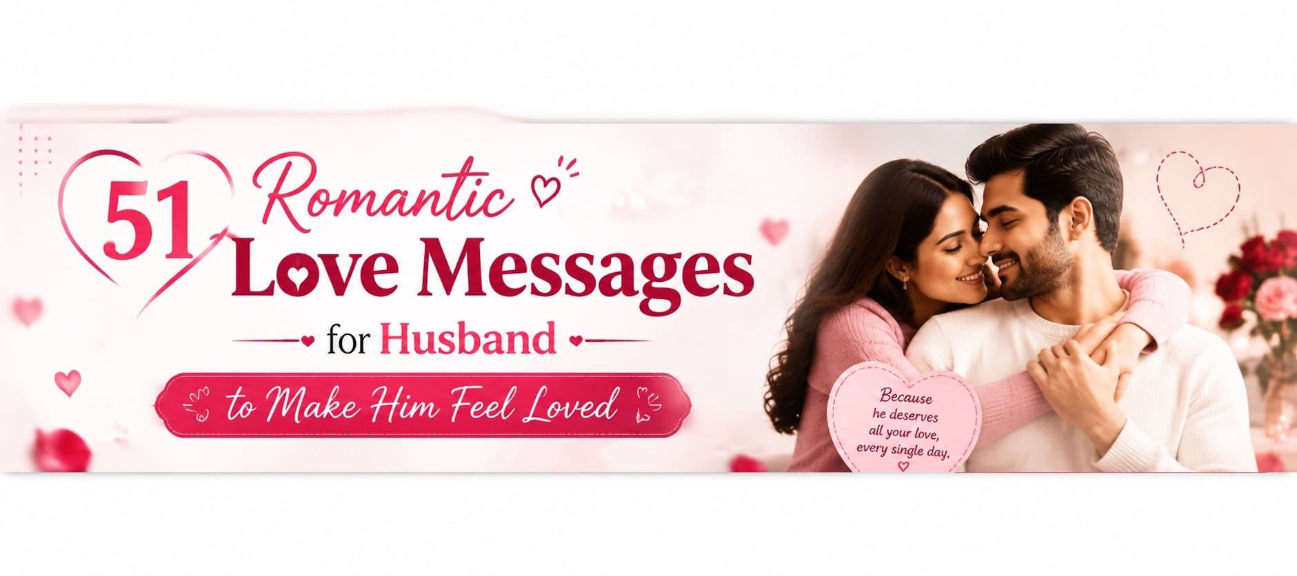 51 Romantic Love Messages for Husband to Make Him Feel Loved