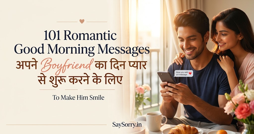 101 Romantic Good Morning Messages for Boyfriend to Make Him Smile