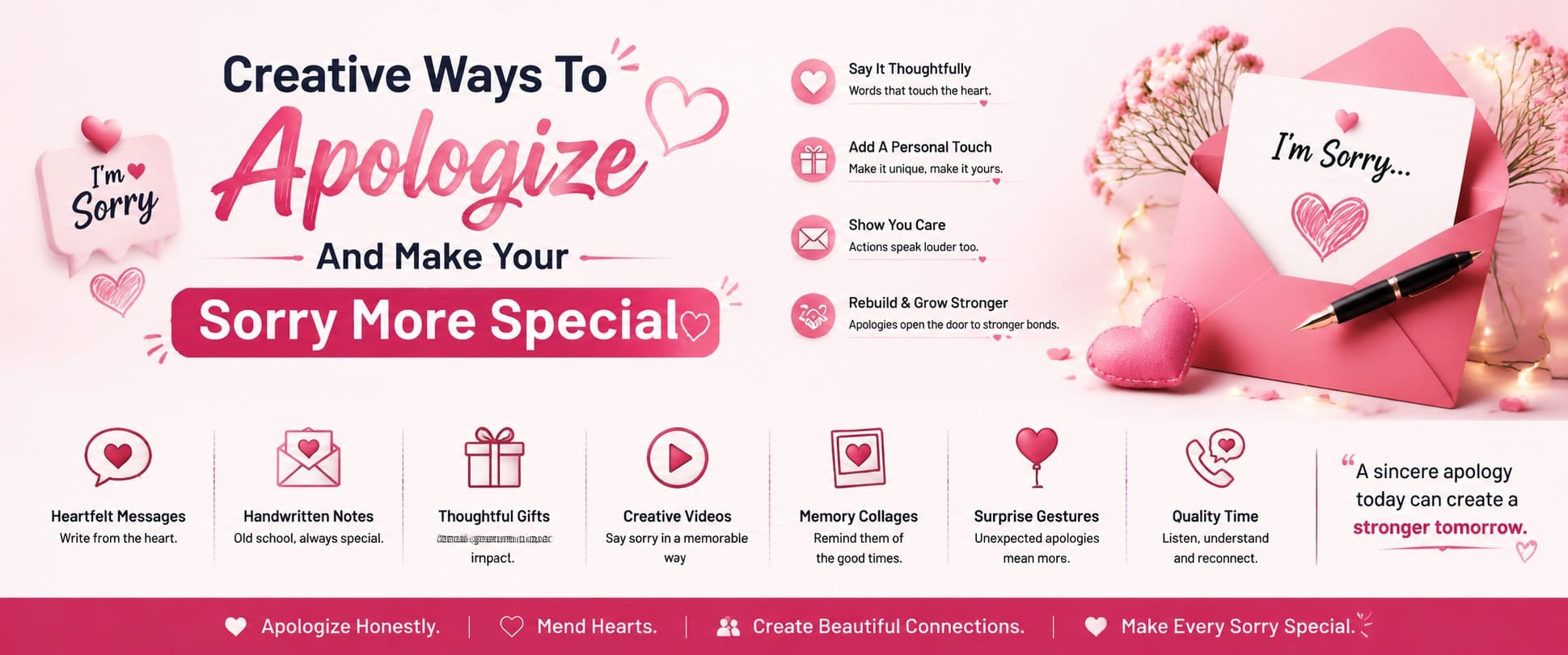 Creative Ways To Apologize And Make Your Sorry More Special