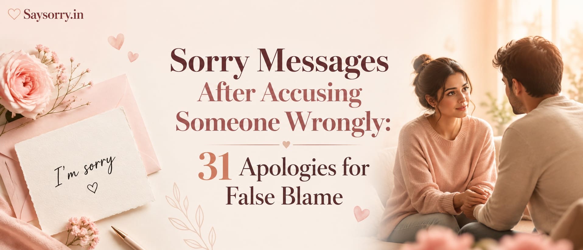 Sorry Messages After Accusing Someone Wrongly: 31 Apologies for False Blame