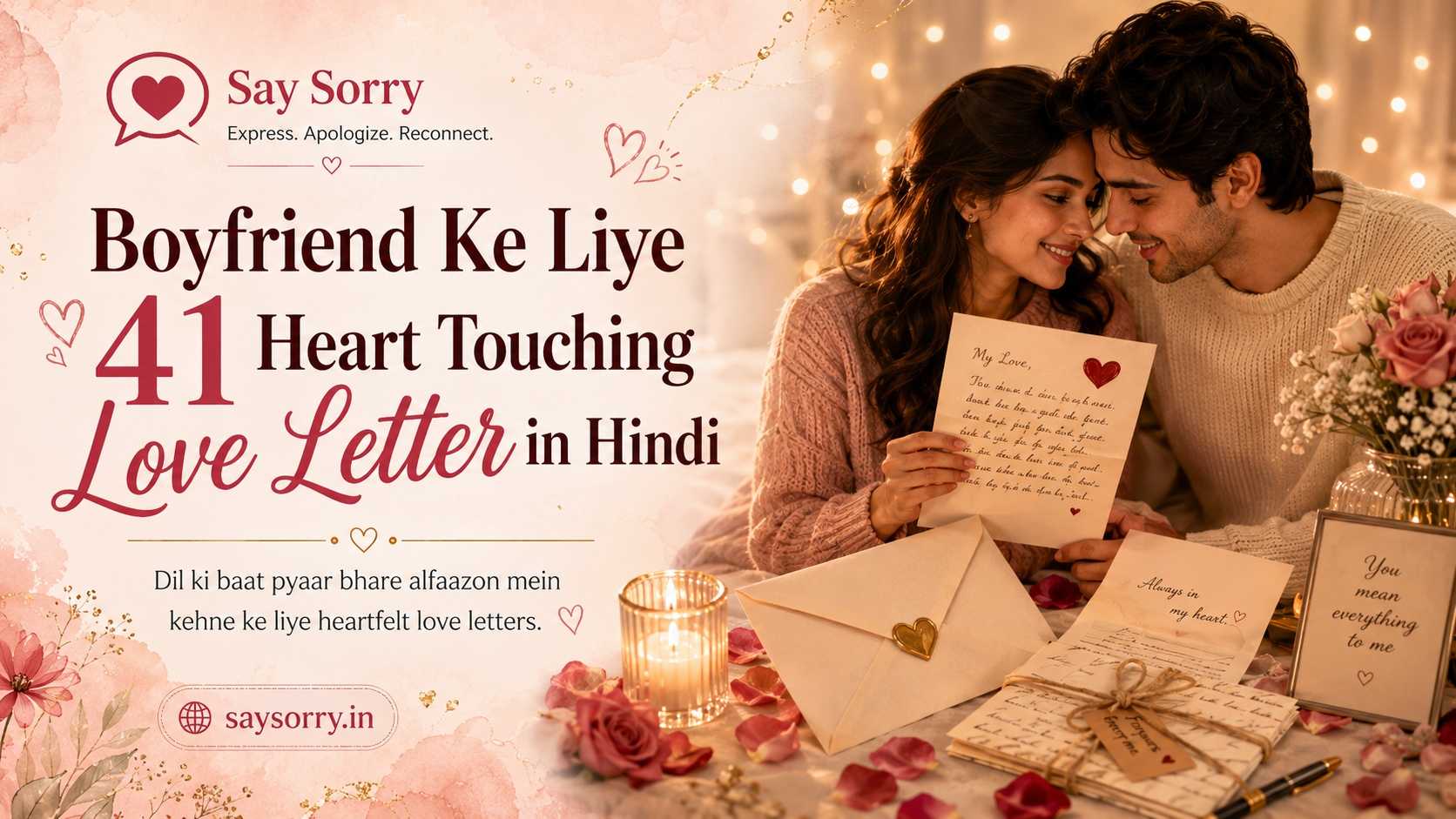 Boyfriend Ke Liye 41 Heart Touching Love Letter in Hindi
