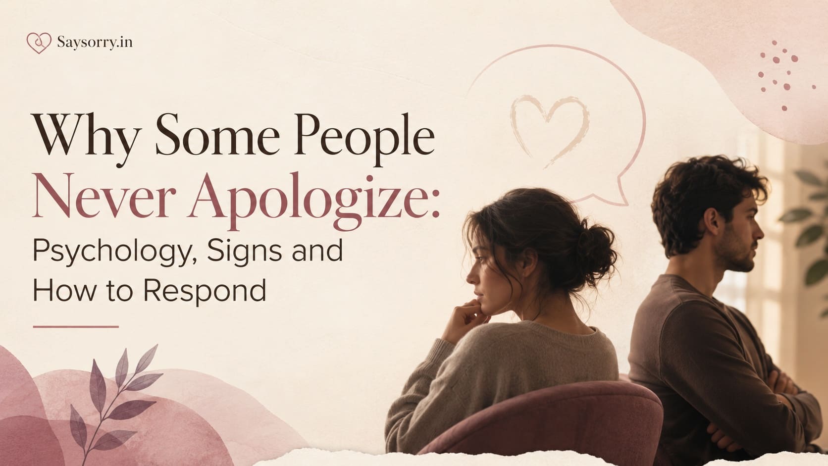 Why Some People Never Apologize: Psychology, Signs and How to Respond
