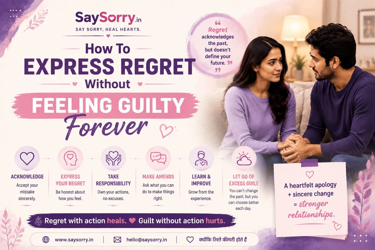 How To Express Regret Without Feeling Guilty Forever
