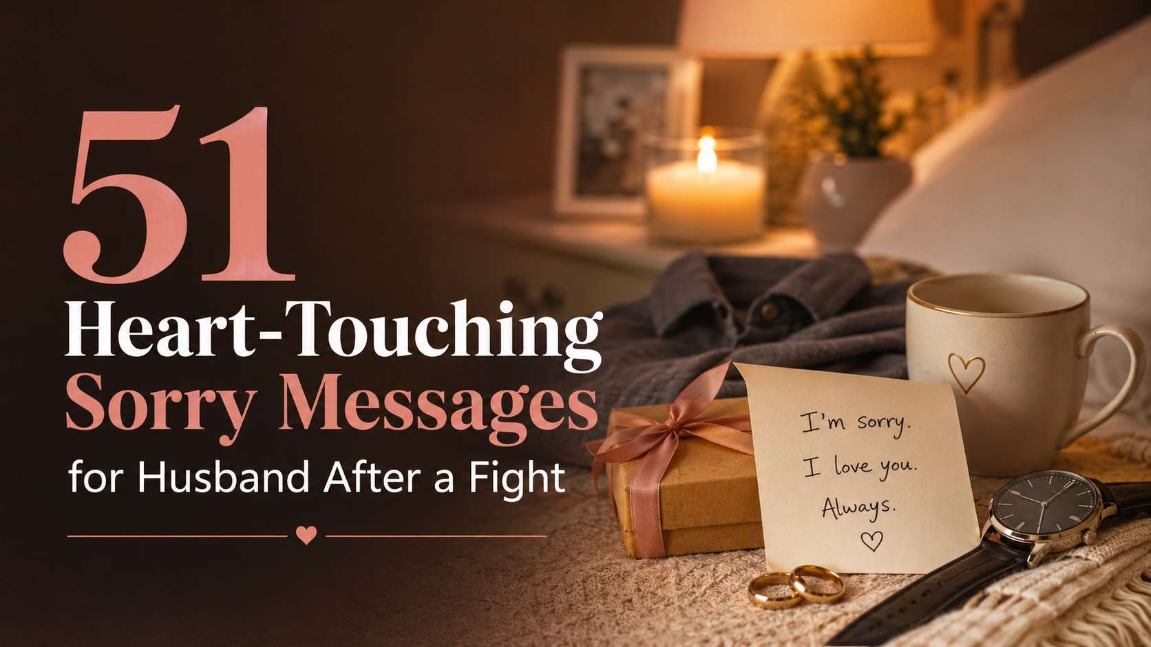 51 Heart-Touching Sorry Messages for Husband After a Fight