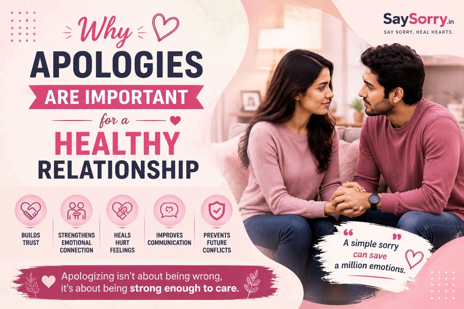 Why Apologies Are Important For A Healthy Relationship