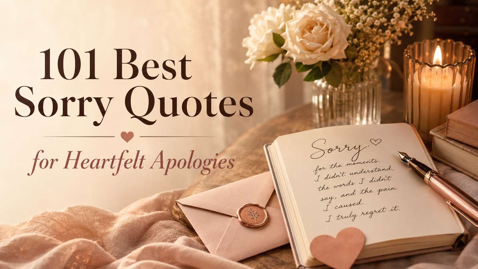 101 Best Sorry Quotes to Ask for Forgiveness from the Heart