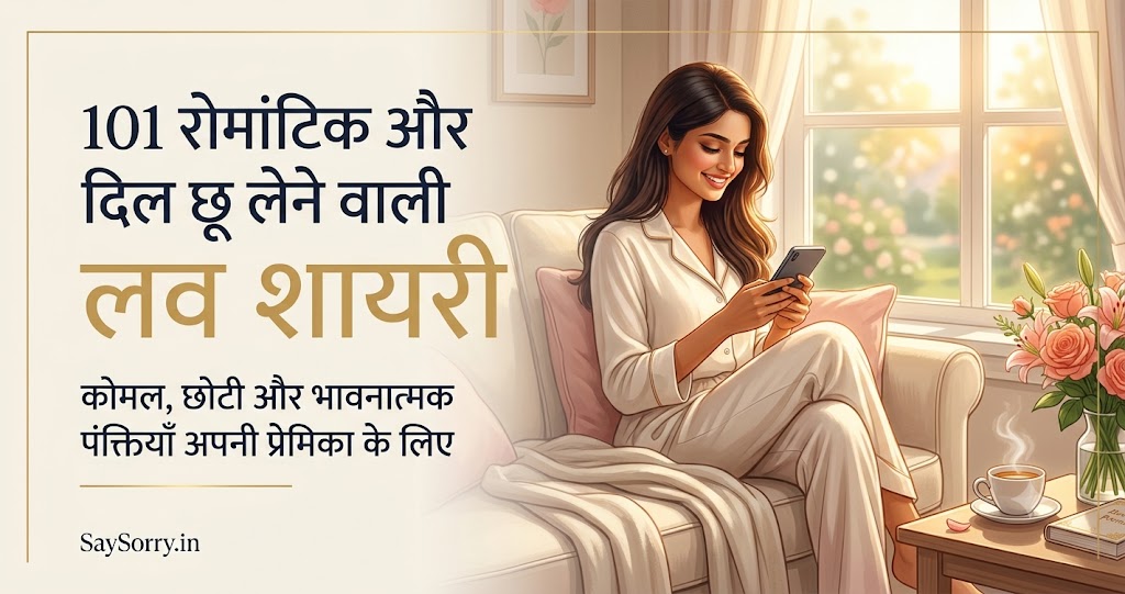 Girlfriend के लिए 101 Romantic और दिल छू लेने वाली Love Shayari