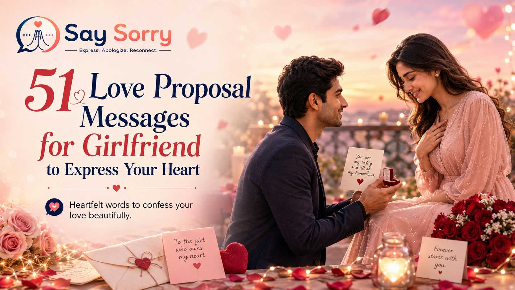 51 Love Proposal Messages for Girlfriend to Express Your Heart