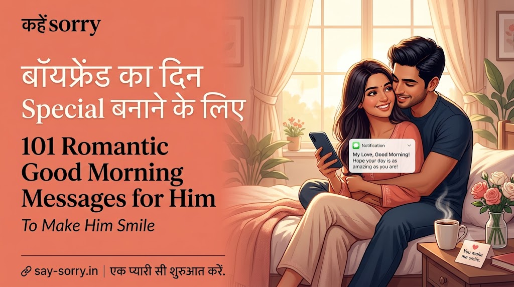 Boyfriend का दिन Special बनाने के लिए 101 Good Morning Messages